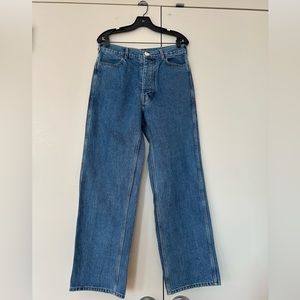 Jesse Kamm 225 cowboy blue jeans medium blue wash denim jeans 14 New